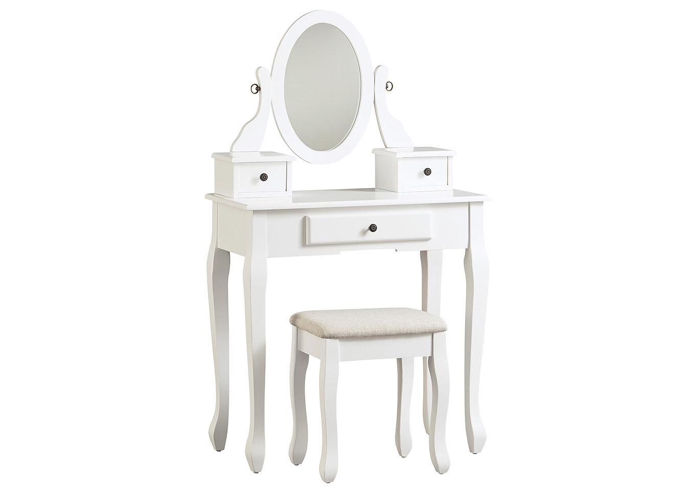 Furniture Outlet Chicago Llc Chicago Il Kaslyn White Vanity Set