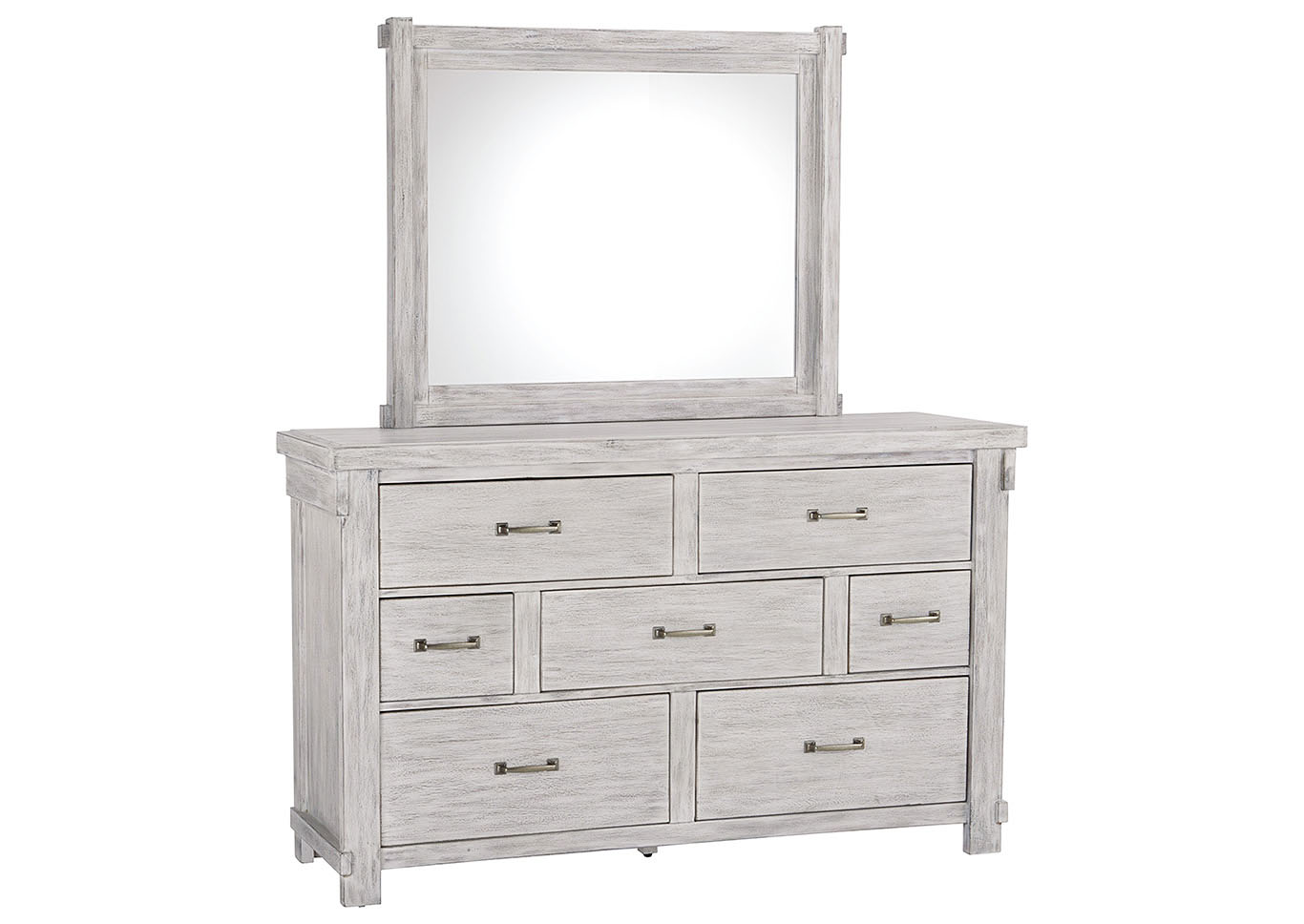 Dream Decor Furniture Brashland White Dresser Mirror