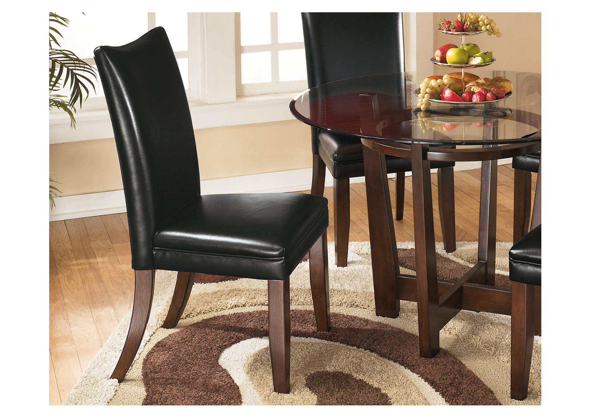 Laughlin Furniture Shelby Nc Charrell Black Side Chairs Set Of 2