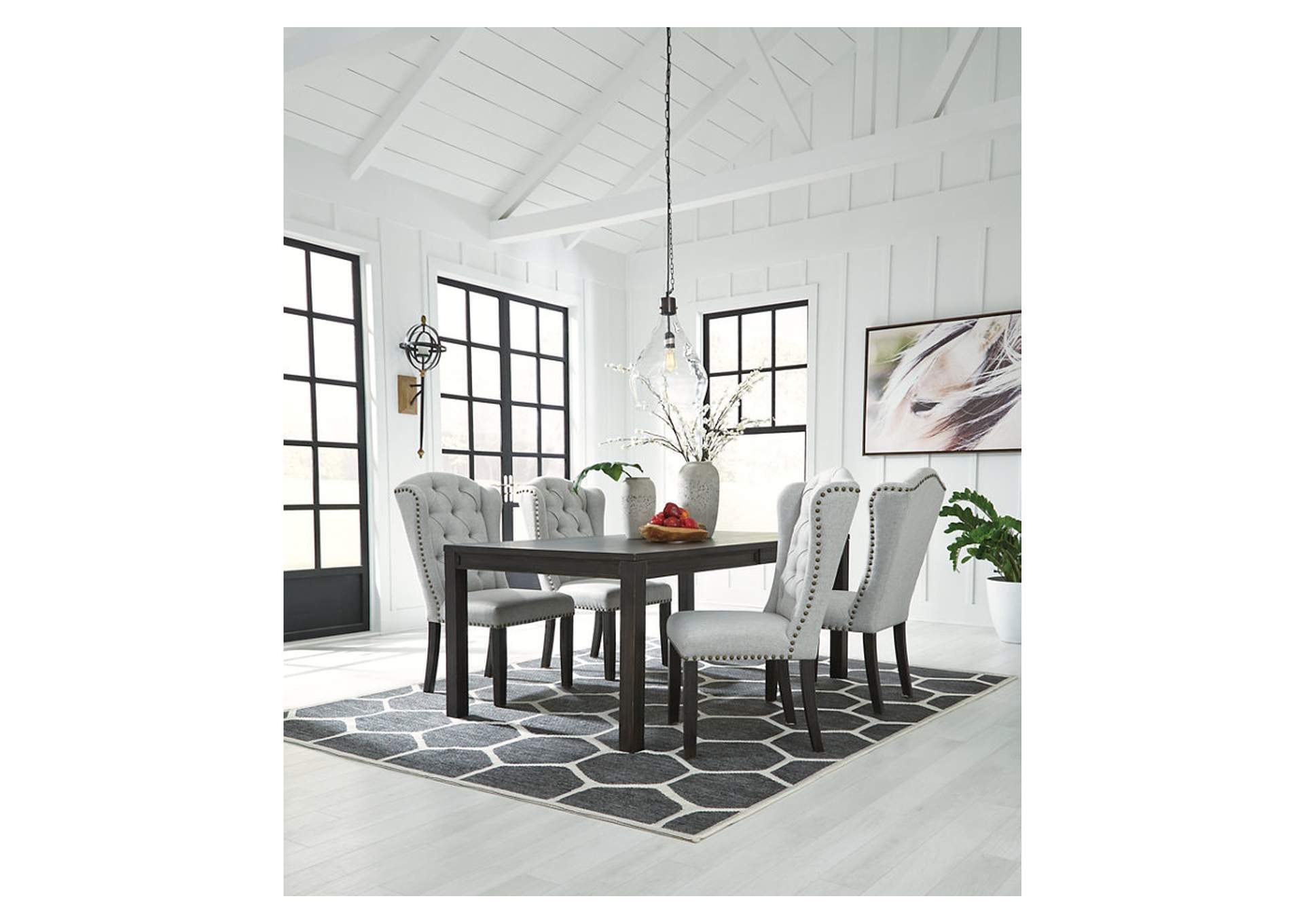 Jeanette 5 Piece Dining Table And Chairs American Living Furniture Livermore