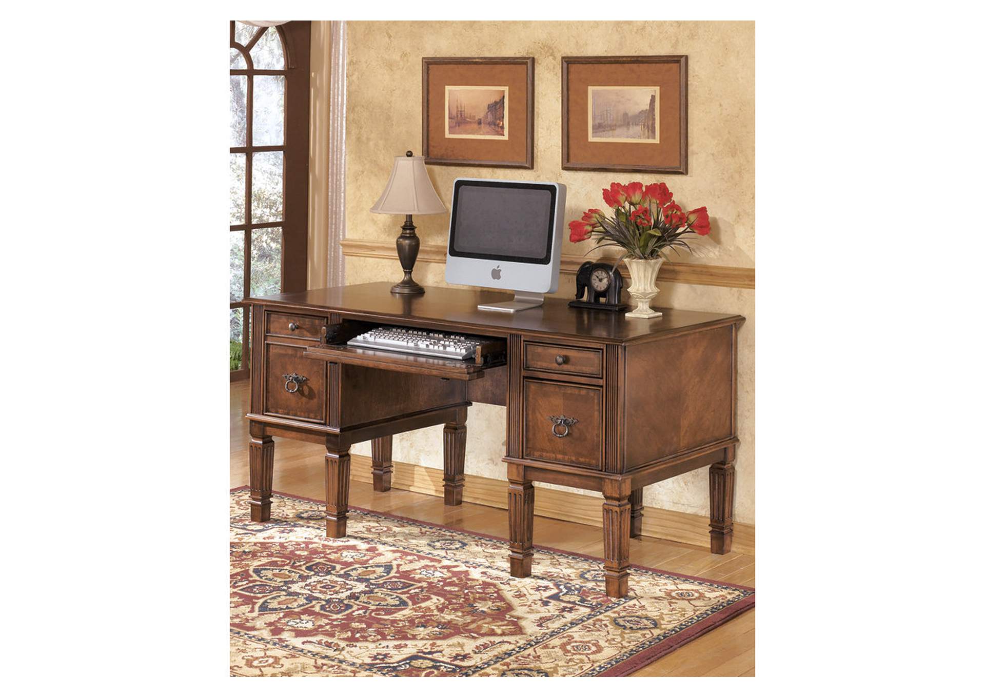 Bordelon S Home Furnishings Hamlyn Storage Leg Desk