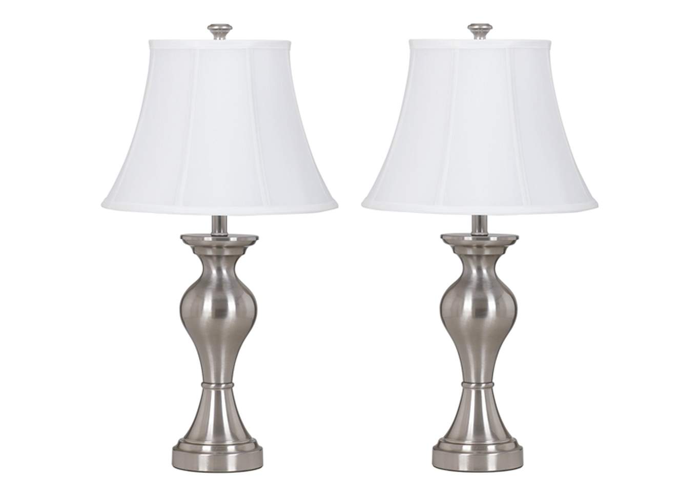 silver nightstand lamps