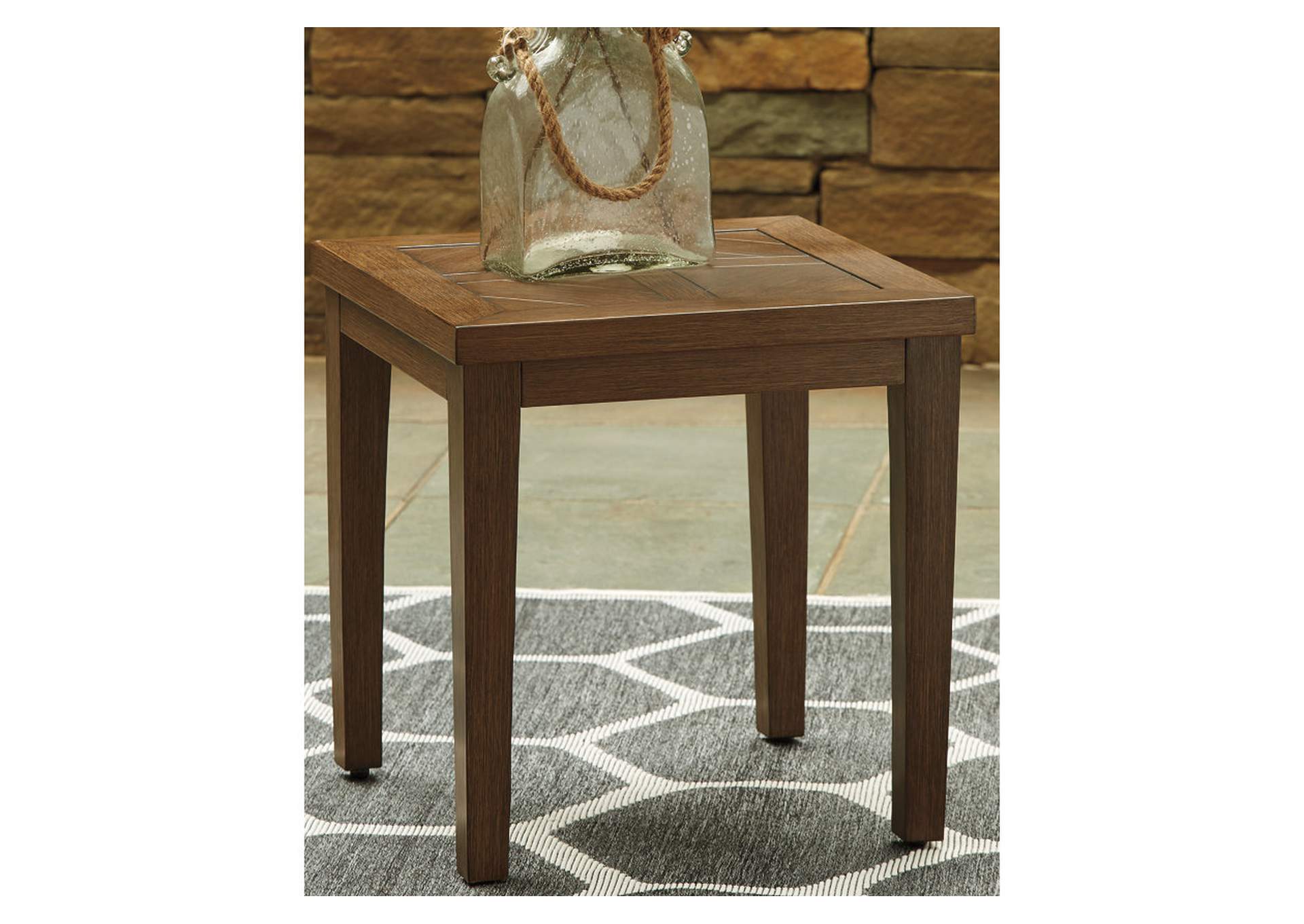 Flax Furniture Irvington Nj Paradise Trail Brown End Table