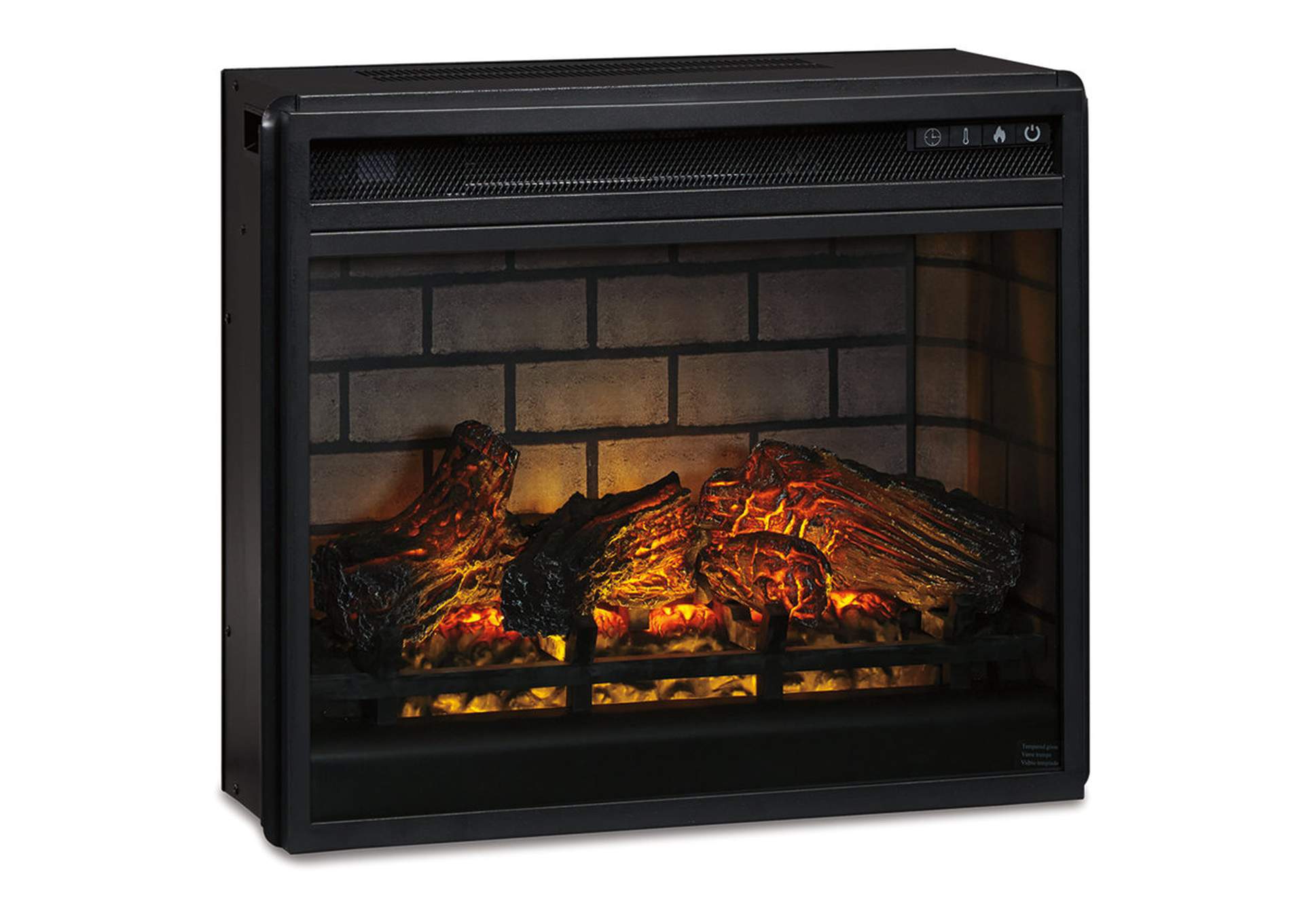 Kemper Furniture Entertainment Accessories Black Electric Infrared