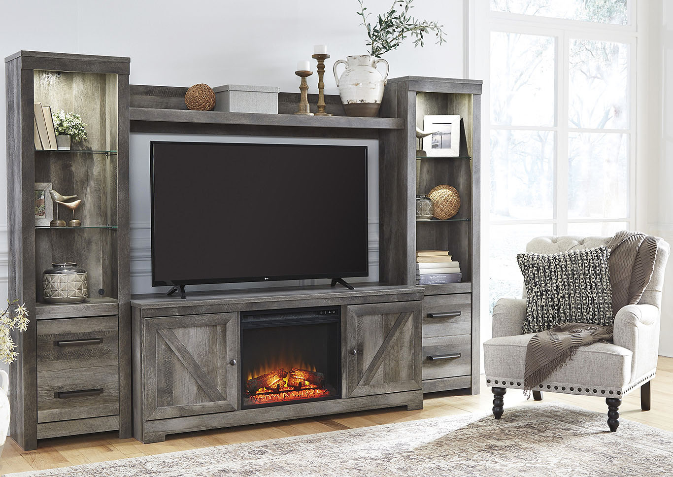 Entertainment Center With Fireplace Insert Entertainment Buzz