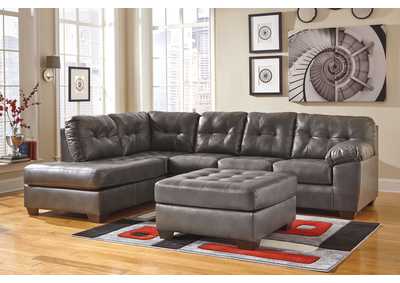 Goree's Furniture - Opelika, AL Alliston DuraBlend Gray Right Arm ...