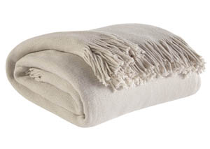 Haiden Ivory/Taupe Throw,Signature Design by Ashley