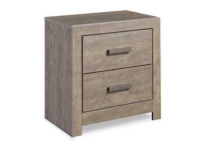 Culverbach Gray Two Drawer Nightstand,Signature Design by Ashley