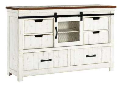 Affordable Furniture Houston Wystfield White Dresser