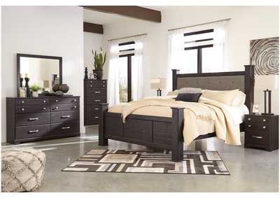 Furniture Distributors Havelock Nc Reylow Dark Brown Queen Bed