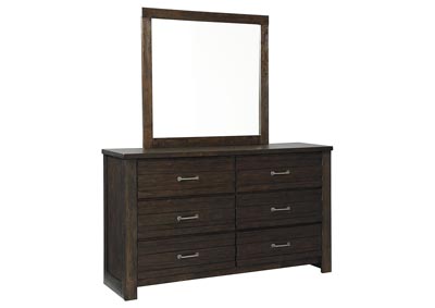 The Red Barn Furniture Store Darbry Brown Dresser Mirror