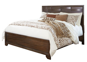 Mydarosa Brown California King Panel Bed,Signature Design by Ashley