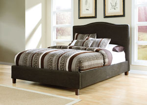 Brown California King Upholstered Bed,Signature Design by Ashley