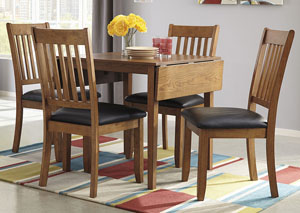 Joveen Dining Room Drop Leaf Table w/4 Side Chairs,Signature Design by Ashley