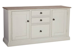 Sarvanny Two-tone Large Credenza,Signature Design by Ashley