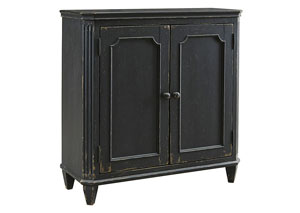 Mirimyn Antique Black 2 Door Accent Cabinet,Signature Design by Ashley