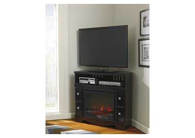 Shay Corner TV Stand w/LED Fireplace,Signature Design by Ashley