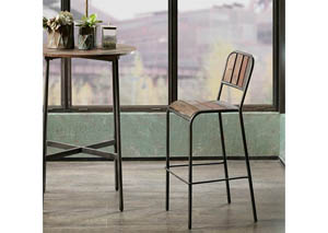 Renu Bar Stool With Backrest Renu Bar Stool With Backrest