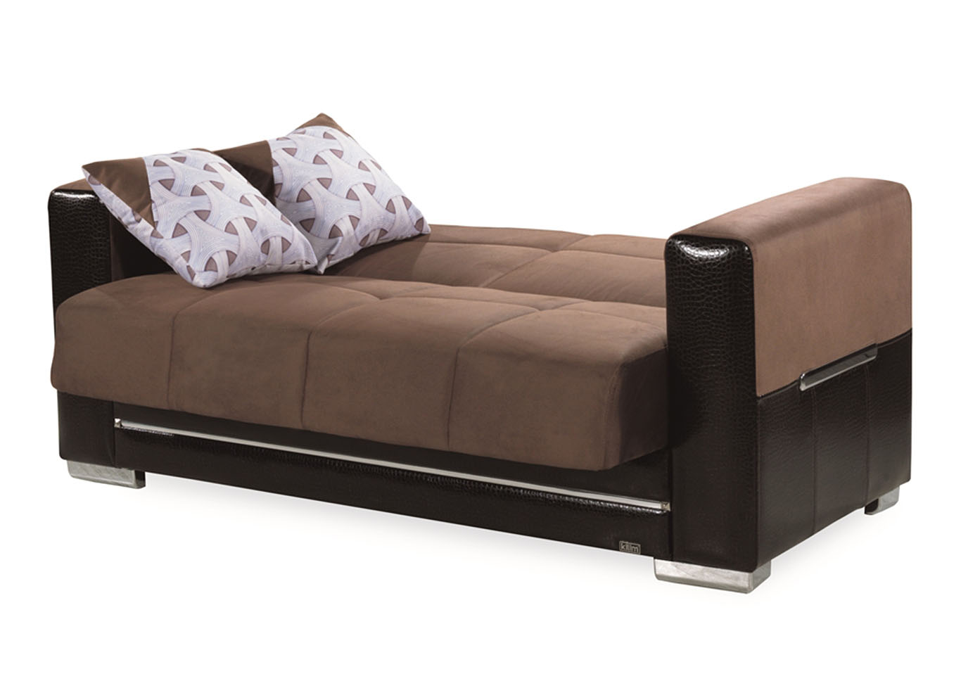 Mid America Furniture Monaco Brown Brown Microsuede Love Seat