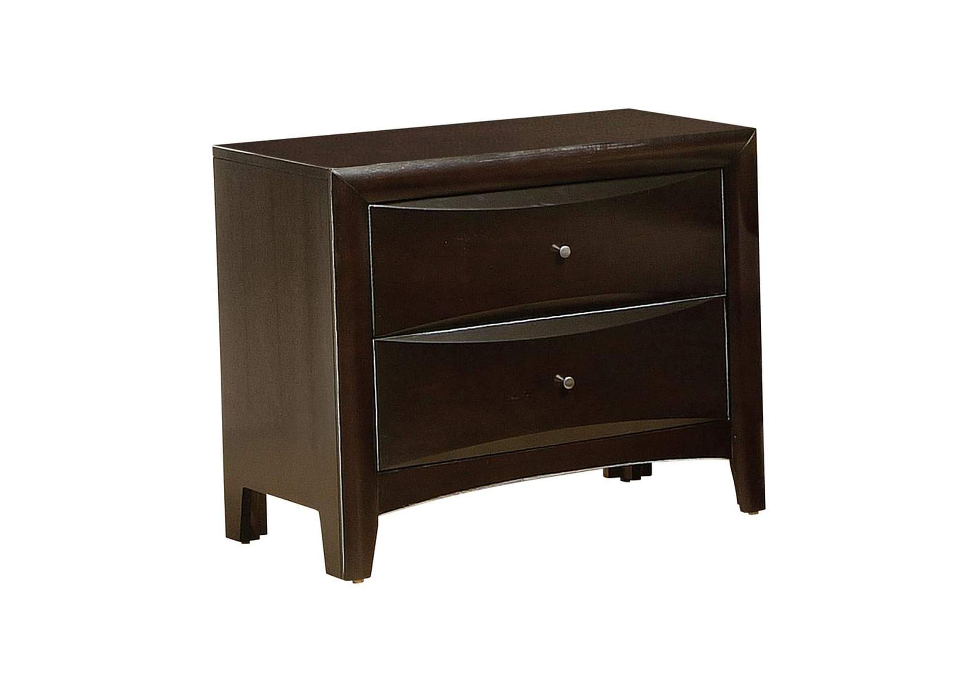 Eternity Phoenix Cappuccino Nightstand Muebleria Estylo House