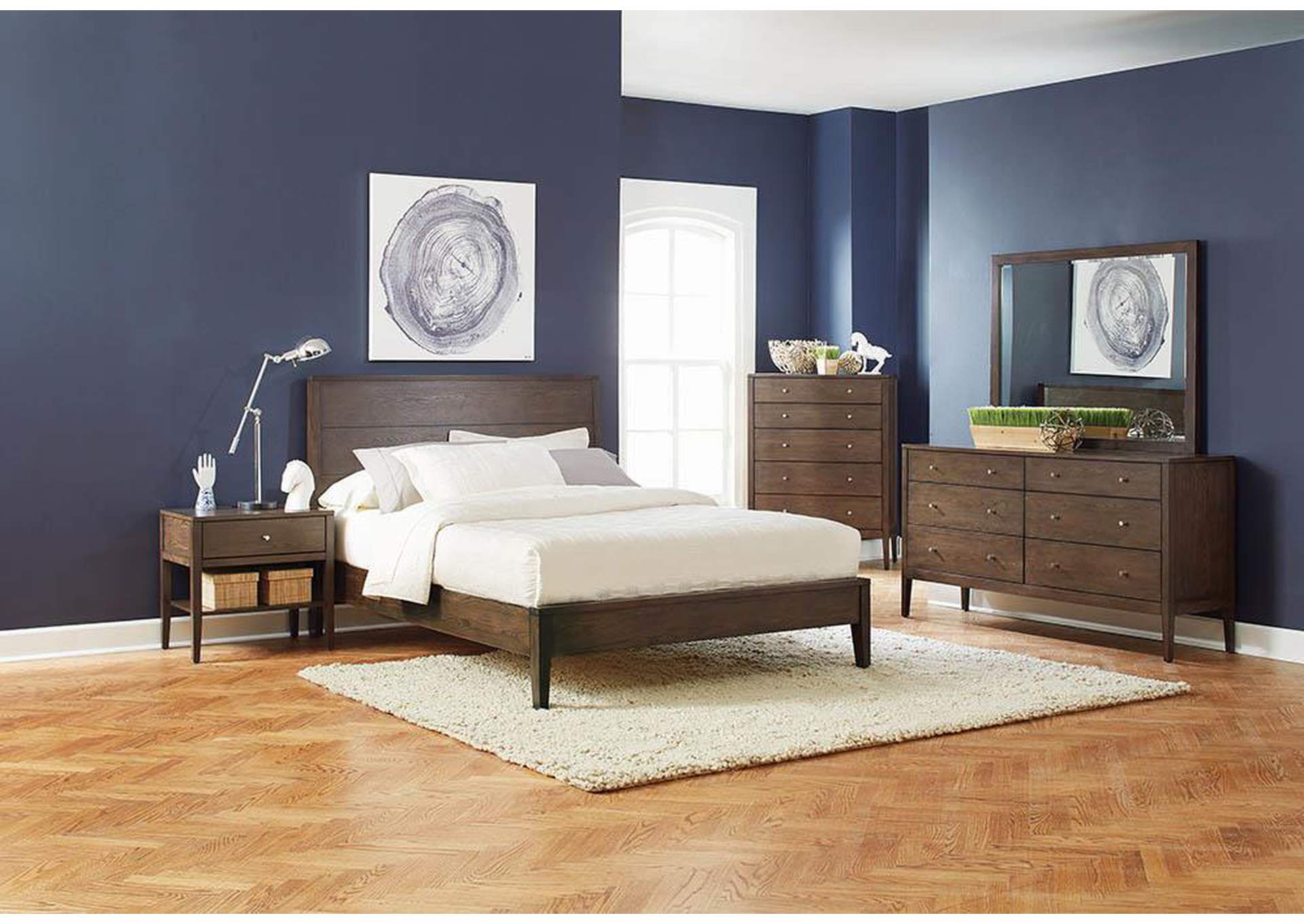 5th Avenue Furniture Mi Lompoc Cappiccino Eastern King Bed