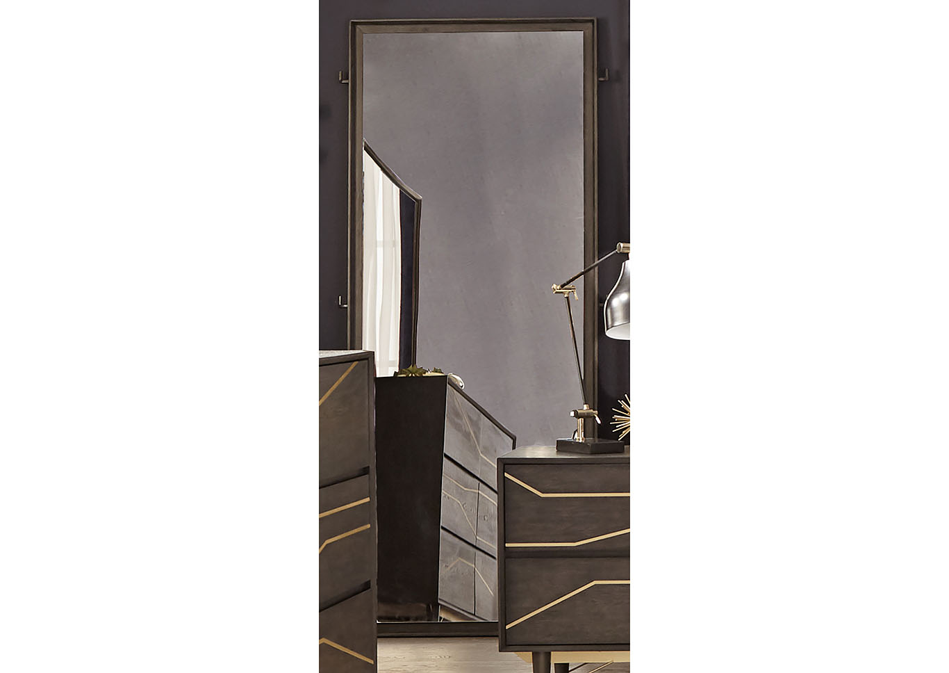 Woods Furniture Gallery Granbury Tx Tarah Graphite Mirror