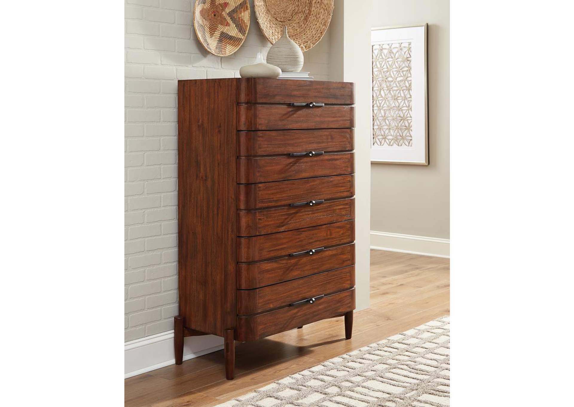 Old York Furniture Ringoes Nj San Mateo Desert Teak 5 Drawer Chest