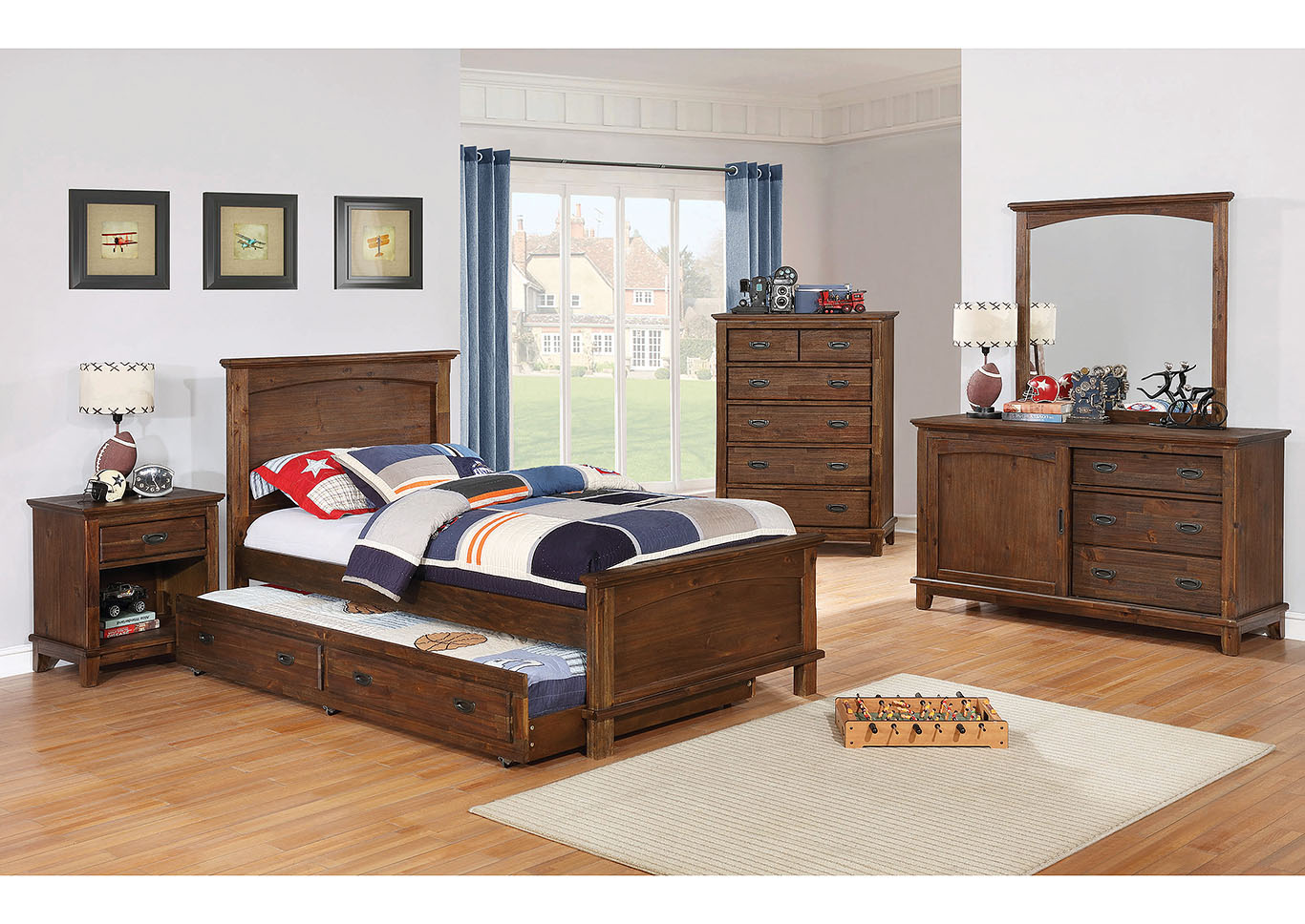 Quality Rugs Home Furnishings Federal Way Wa Kinsley Brown Twin Bed