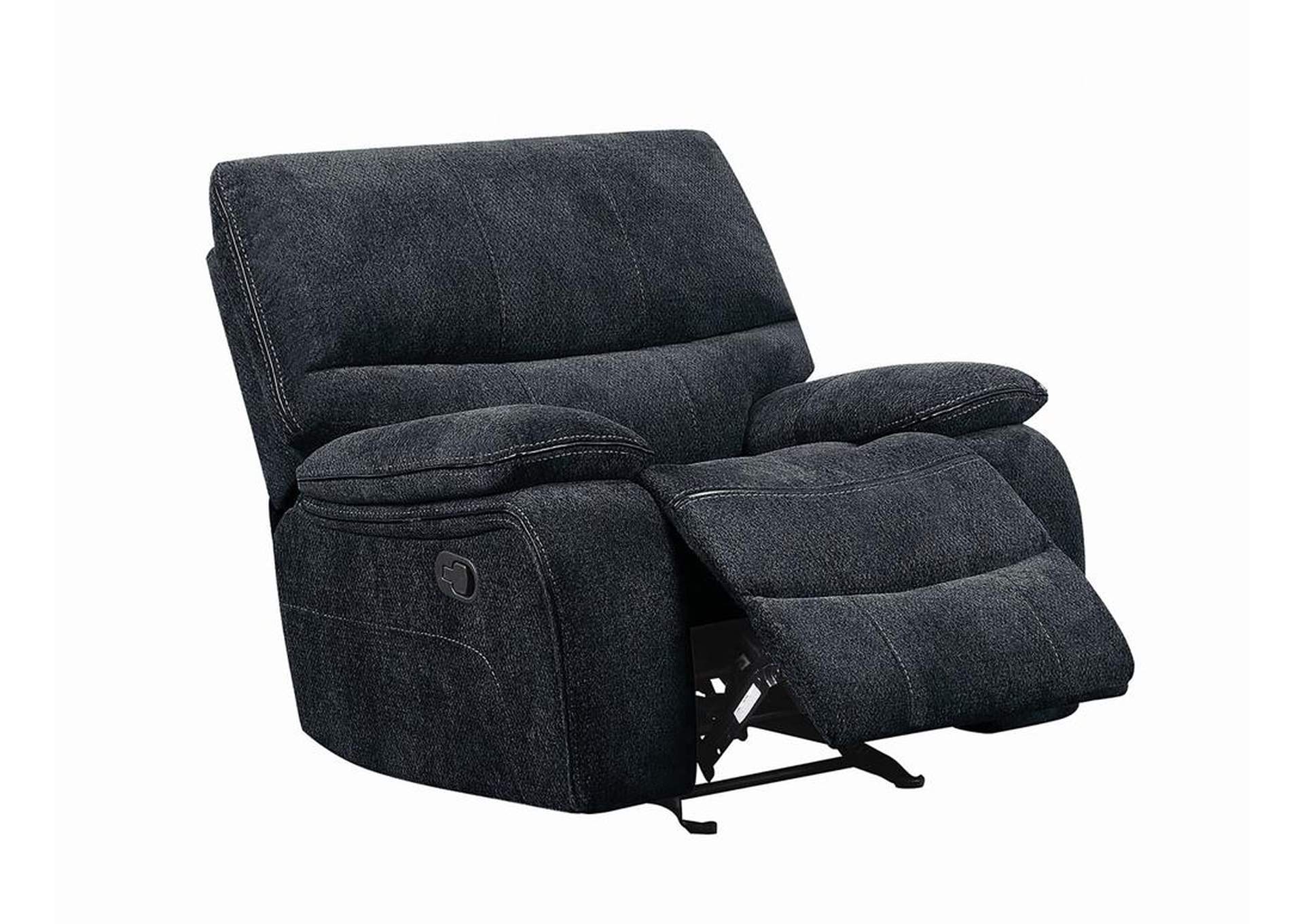 navy blue glider chair