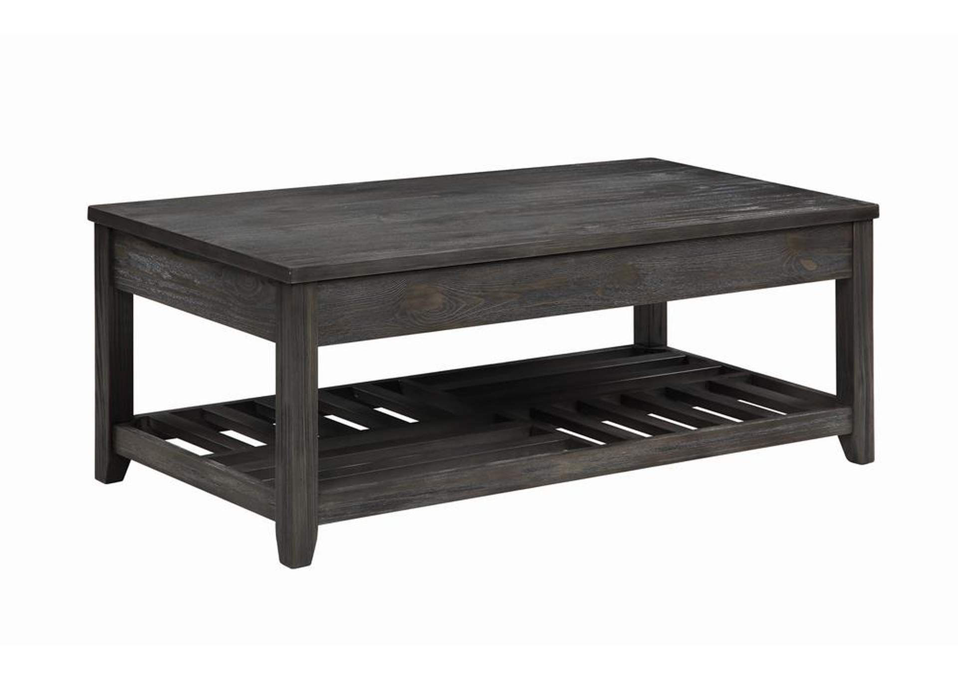Rustic Grey Lift Top Coffee Table Best Buy Furniture And Mattress