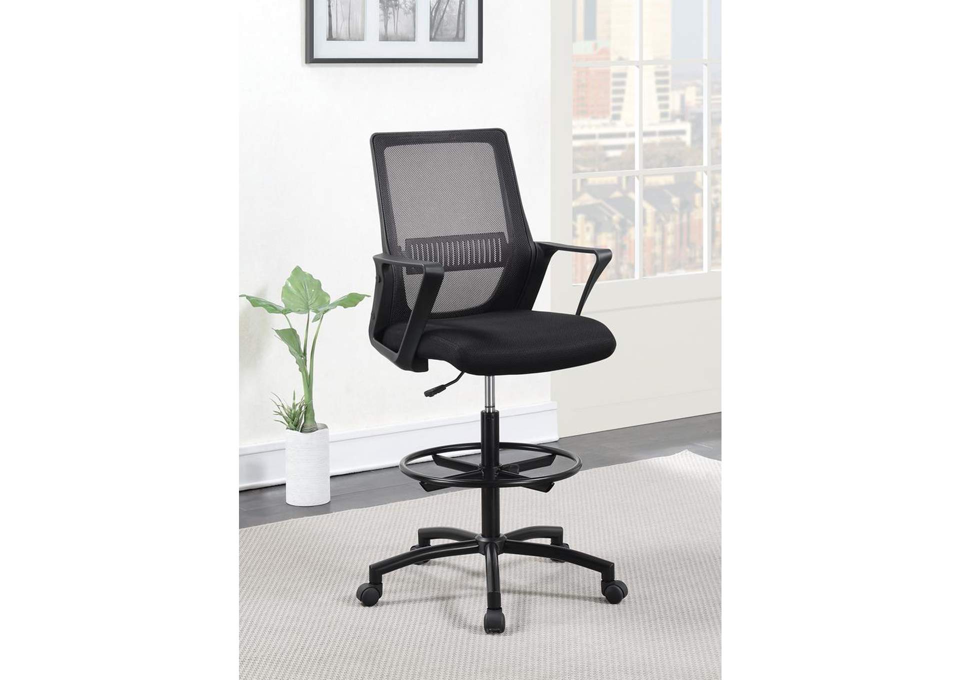 King Of Chairs Black Tall Office Chair
