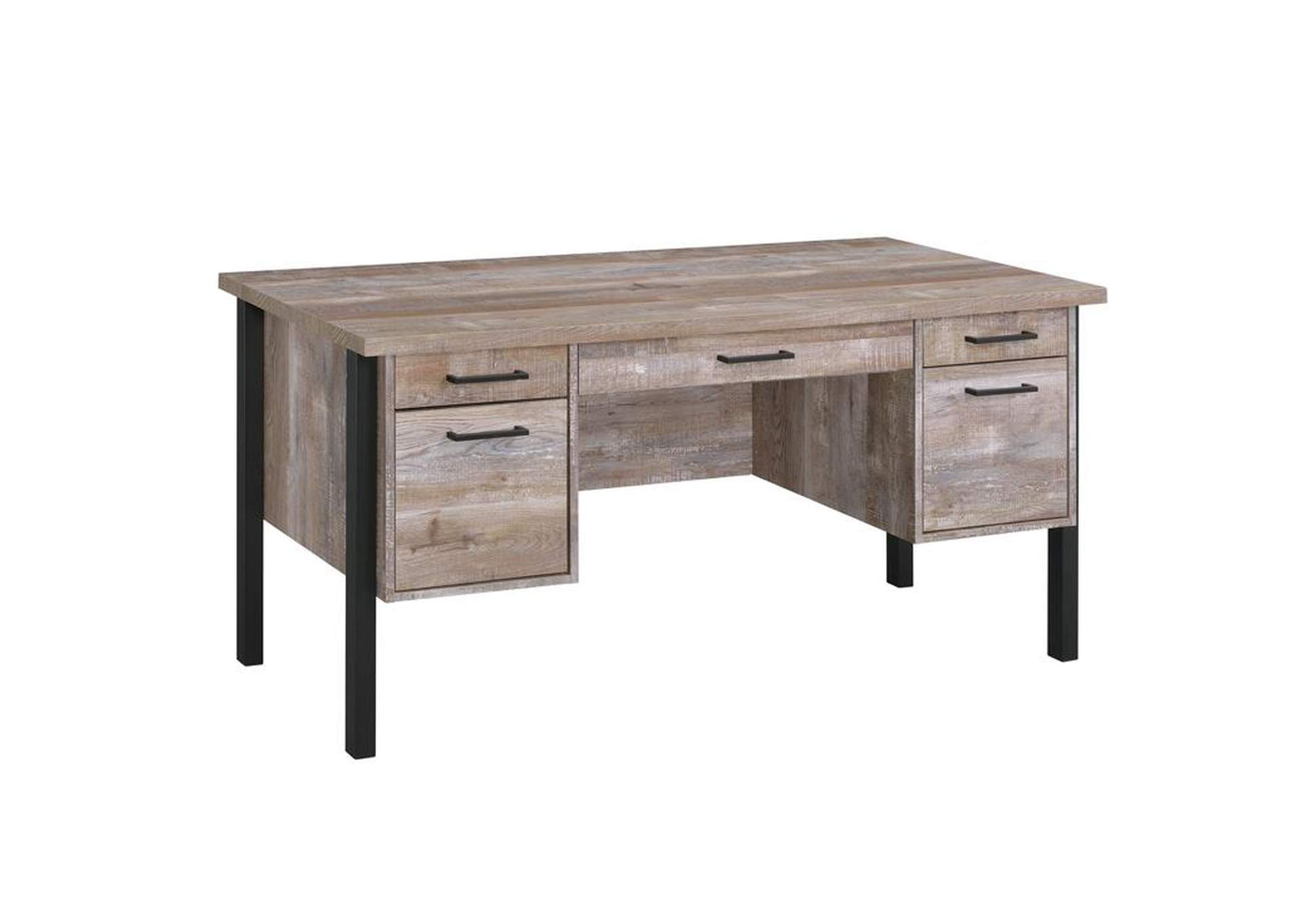 Cozi Furniture New Carrollton Md Samson Rustic Weathered Oak