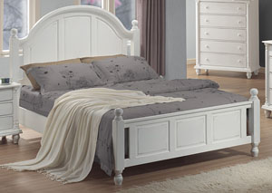 Kayla White Full Bed,Coaster Furniture