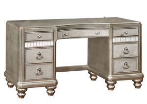 Metallic Platinum Vanity Desk,Coaster Furniture