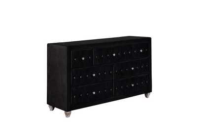 Best Buy Furniture And Mattress Deanna Metallic Black Dresser