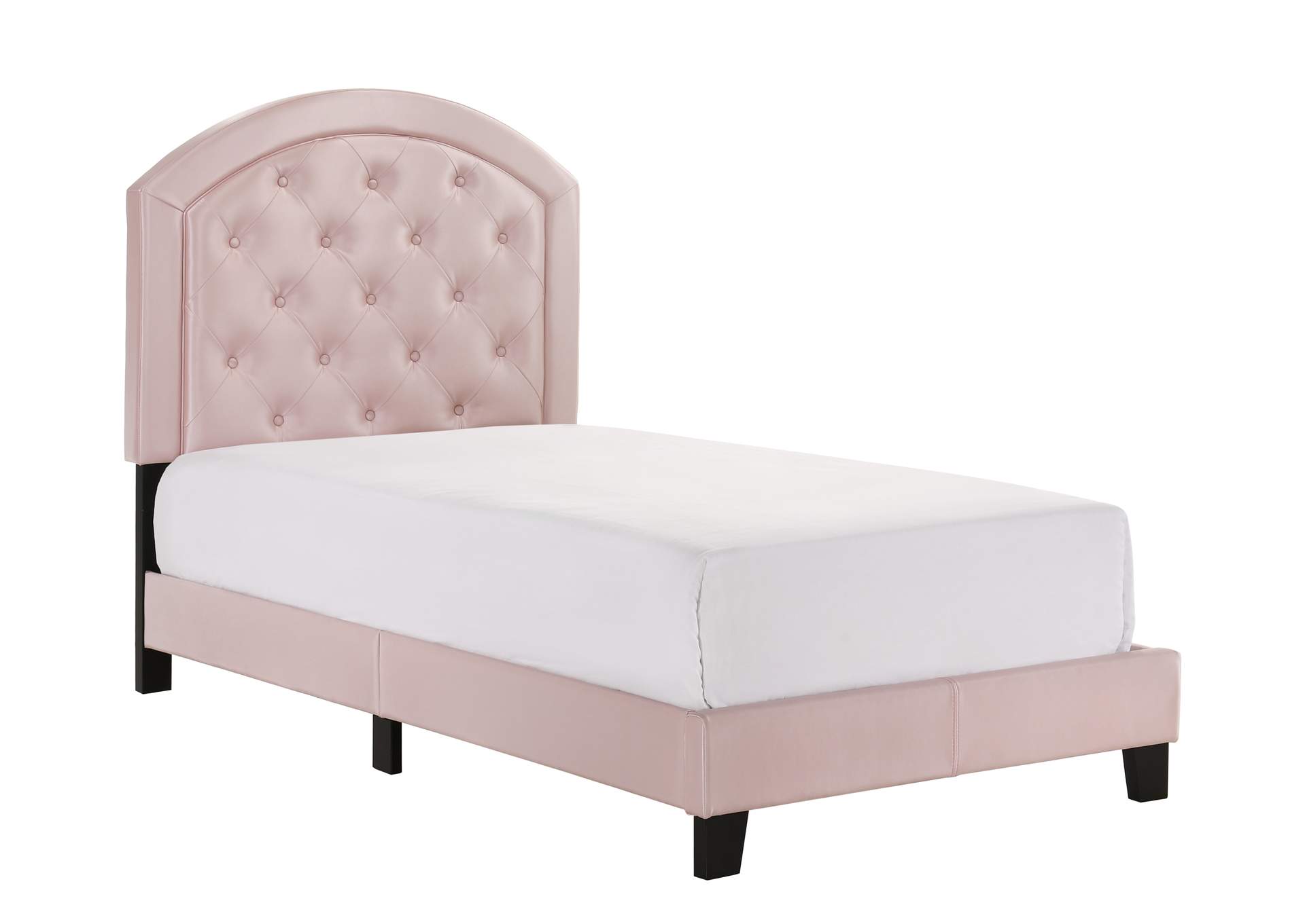 Gaby Twin Platform Bed W/ Adjustable Headboard Muebleria Estylo House