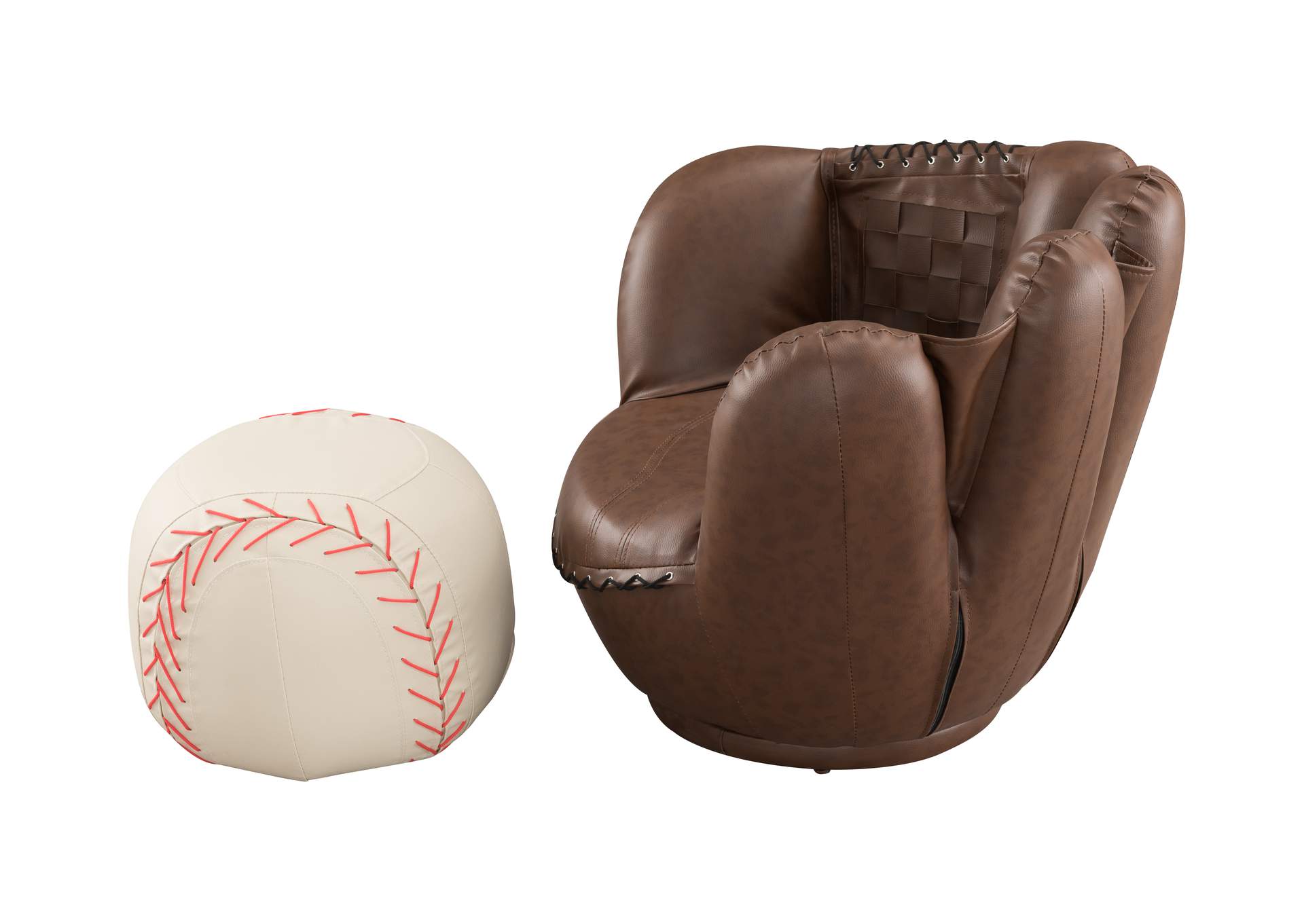 crown mark baseball glove chair