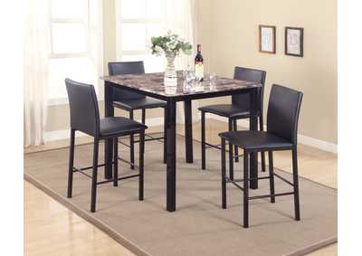 Aiden Counter Height Dining Room Table W 4 Chairs Aiden Counter Height Dining Room Table W 4 Chairs