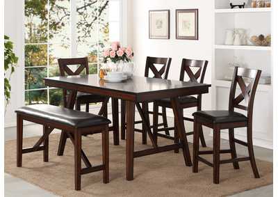 Sans Midman Furniture Vernon Counter Height Dining Table W 4 Side