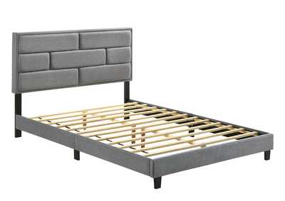 Flannery Grey California King Platform Bed Muebleria Estylo House