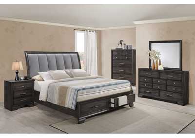 Affordable Furniture Houston Jaymes King Sleigh Storage Bed