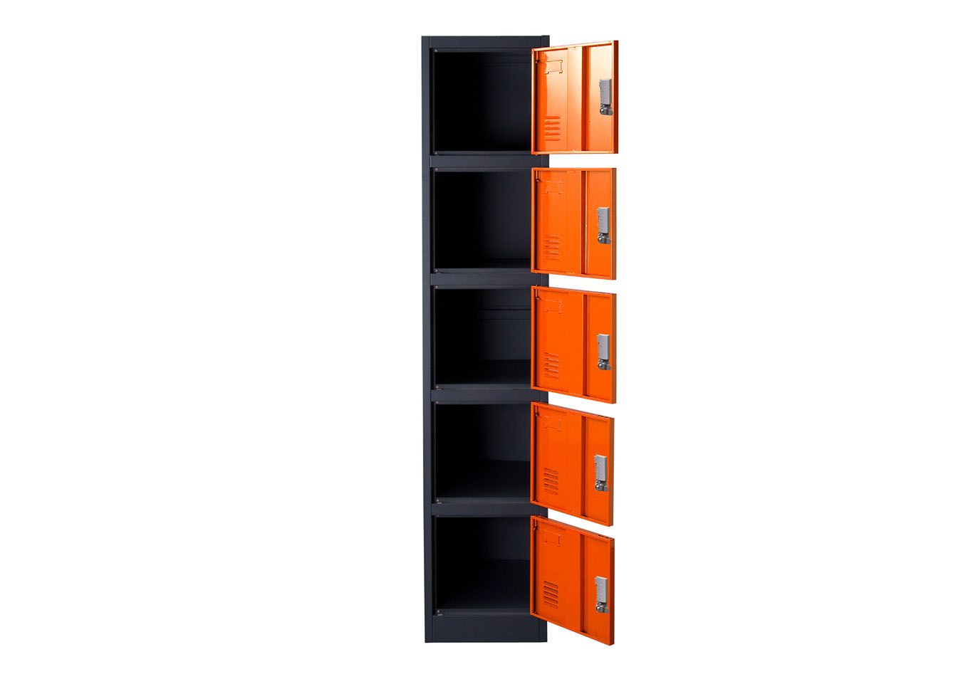 5 Door Metal Storage Locker Cabinet With Key Lock Entry By Nova Lifestyle Muebles Imperiales