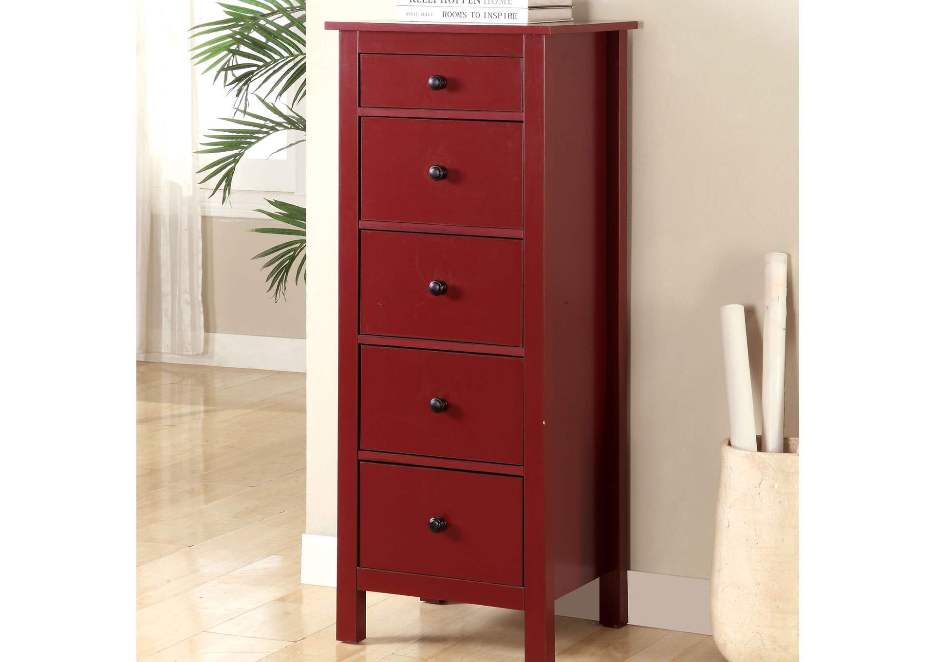 Smart Buys Furniture Goodlettsville Tn Launces Red 5 Drawer Chest