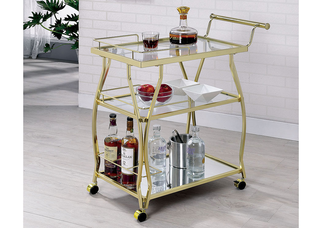 Ng Furniture And Flooring Cedar Park Gold Serving Cart
