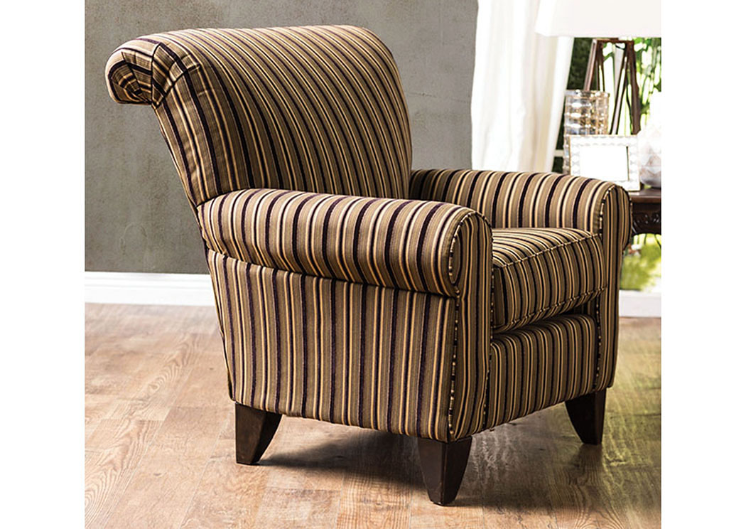 Foothills Family Furniture Arklow Striped Pattern Chair