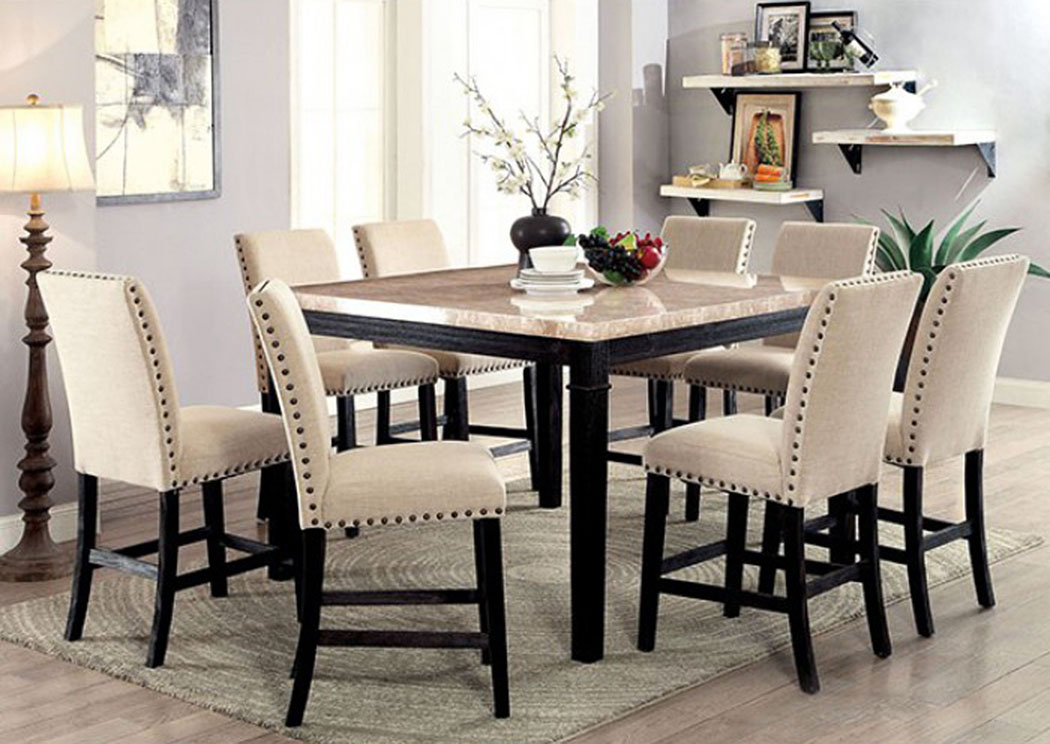 Fitfab: 8 Chair High Top Dining Table