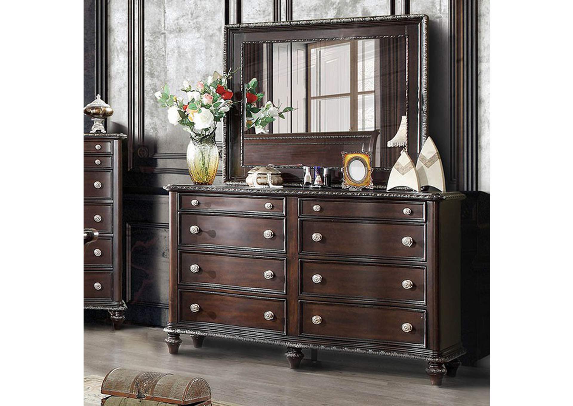 Brothers Fine Furniture Europa Espresso Dresser