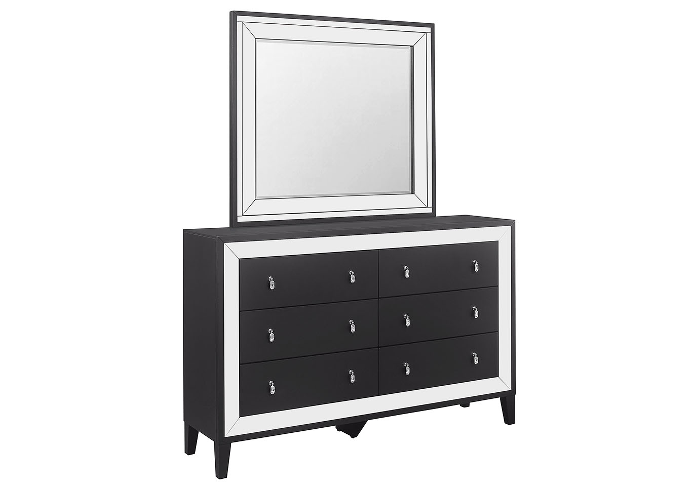 Cheap Black Dresser With Mirror Ficts