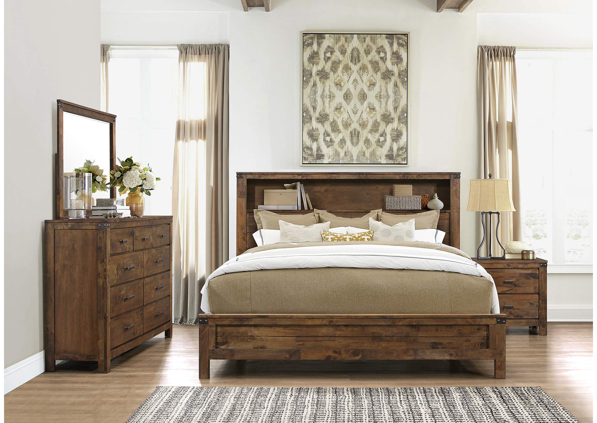 City Furniture Home Decor Stamford Ct Victoria Rustic Oak Queen