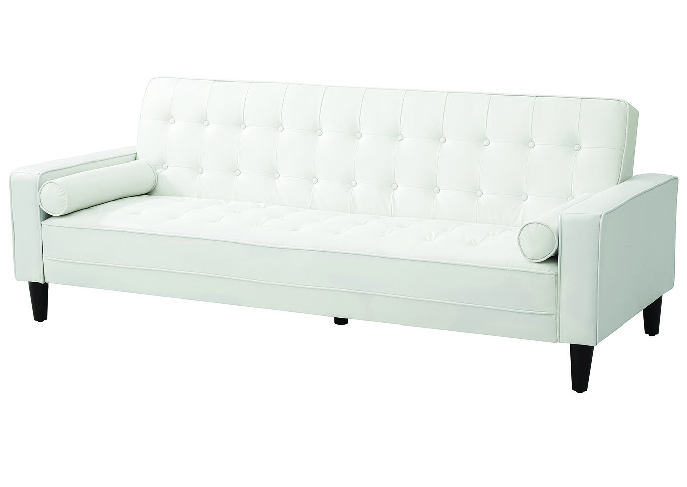 American Furniture Design White Pu Sofa Bed